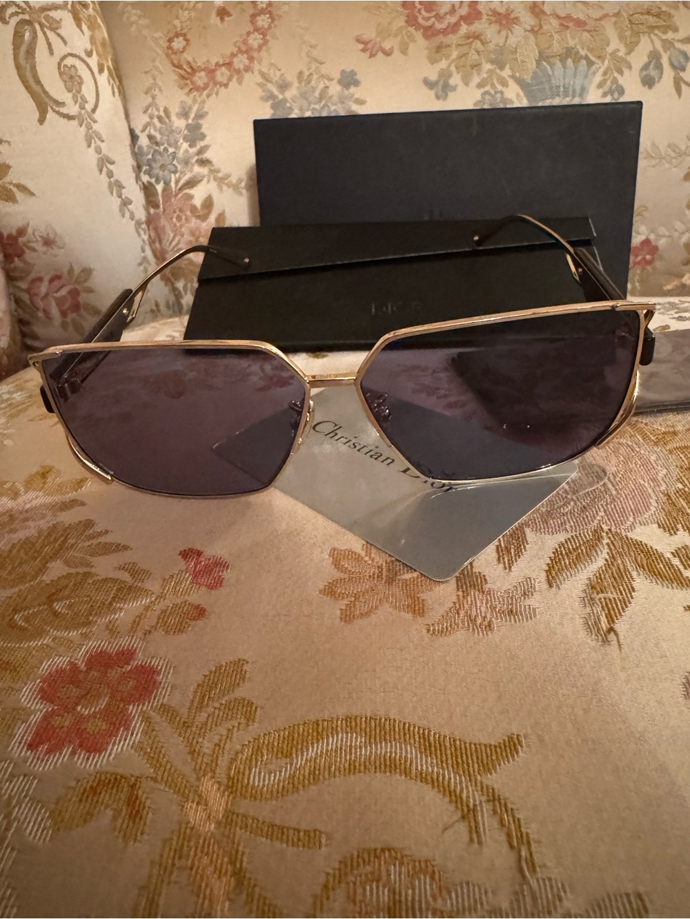 Christian Dior Metal ArchiDior S2U Sunglasses Gold - Picture 12 of 16